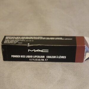MAC Powder Kiss Liquid Lipcolour 997 Over The Taupe Liquid Lipstick 0.17 fl oz